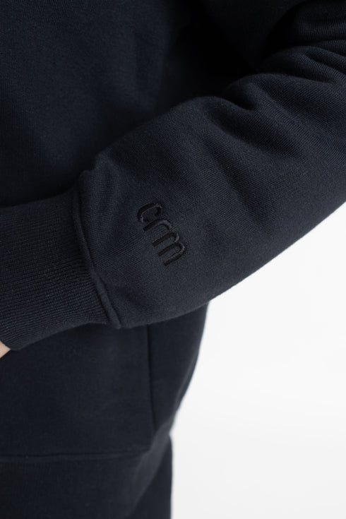 The Solid Black Hoodie